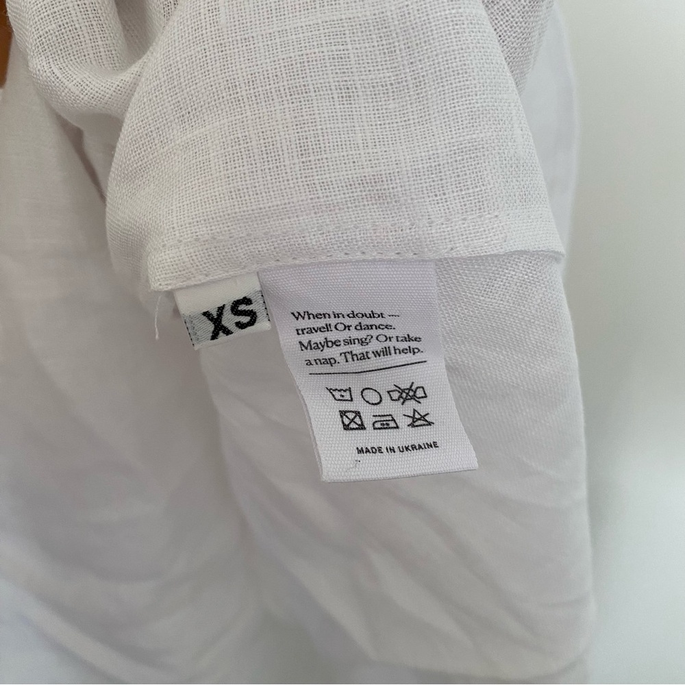 SLEEPER Atlanta Linen Dress in White NWT - Picture 4 of 8